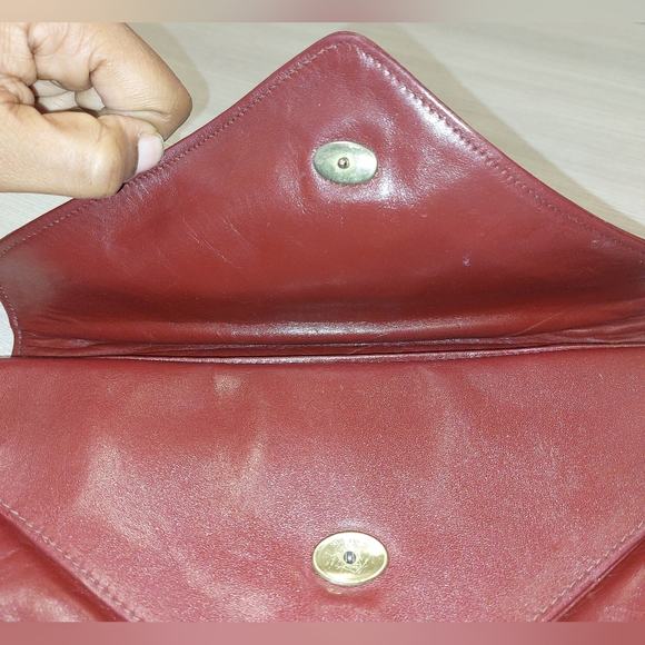 GIMBEL BROTHERS LEATHER CLUTCH - Picture 4 of 10